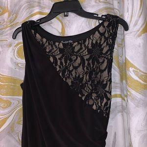 Black evening dress